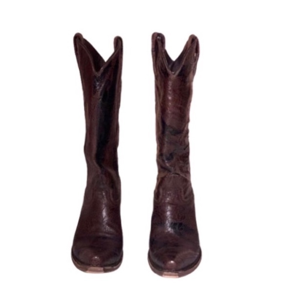 Lucchese Snip Toe Cowboy Boots Size 7.5 Western - Picture 2 of 15